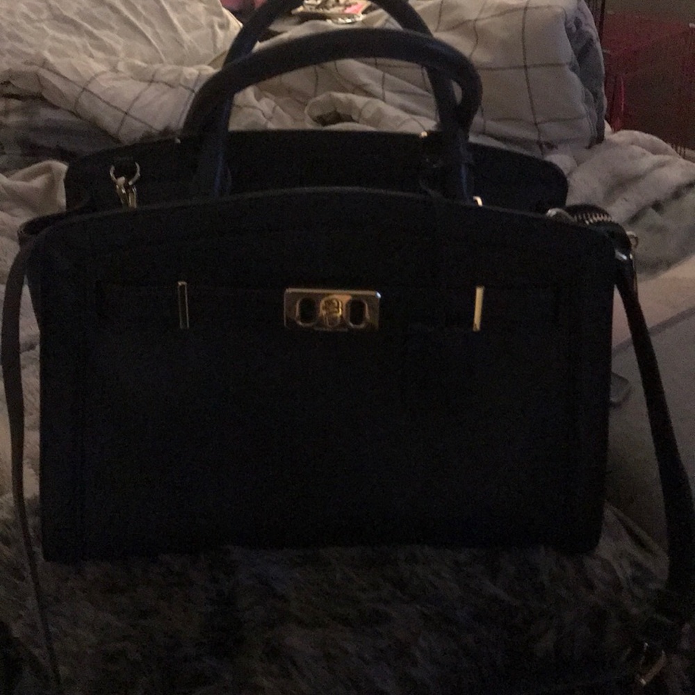 MK navy blue handbag